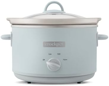 4.5 Quart Manual Slow Cooker – Macaroon Blue - Curated Catalog M7