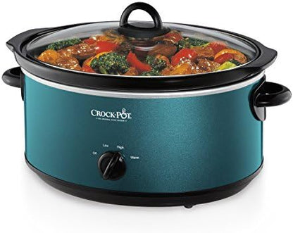 7 Quart Manual Slow Cooker – Turquoise - Curated Catalog Q4