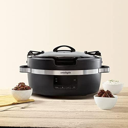 Thermoshield 6 Quart Slow Cooker with Carry Handles - Curated Catalog O9