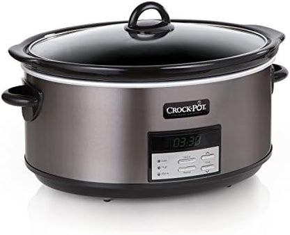 8 Quart Programmable Slow Cooker with Auto Warm - Curated Catalog V7