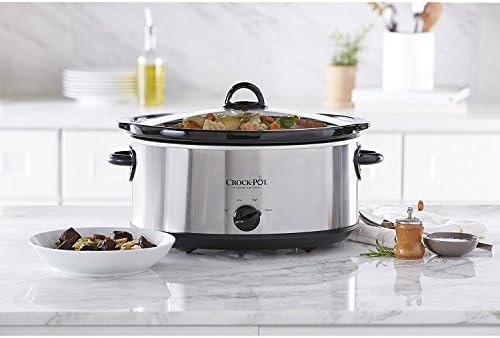 7 Quart Oval Manual Slow Cooker – Stainless Steel - Curated Catalog W6