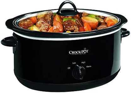 8 Quart Manual Slow Cooker – Black - Curated Catalog V6