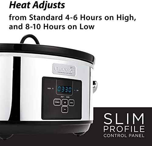 7 Quart Programmable Slow Cooker – Polished Platinum - Curated Catalog J4