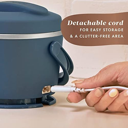 Electric Lunch Box Food Warmer 20oz – Faded Blue - Curated Catalog A5
