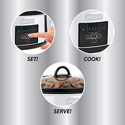 7 Quart Programmable Slow Cooker – Polished Platinum - Curated Catalog J4