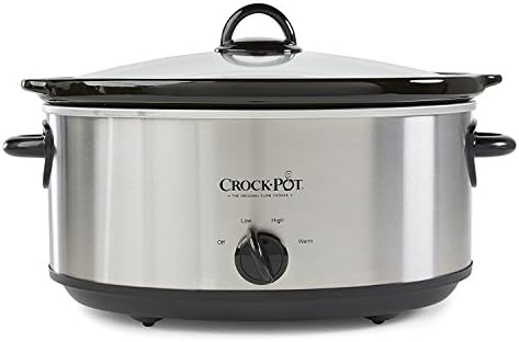 7 Quart Oval Manual Slow Cooker – Stainless Steel - Curated Catalog W6