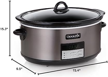 8 Quart Programmable Slow Cooker with Auto Warm - Curated Catalog V7