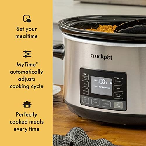 7 Quart Portable Programmable Slow Cooker with Timer - Curated Catalog A3