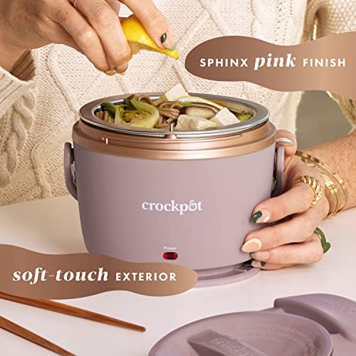 Electric Lunch Box Food Warmer 20oz – Blush Pink - Curated Catalog G8