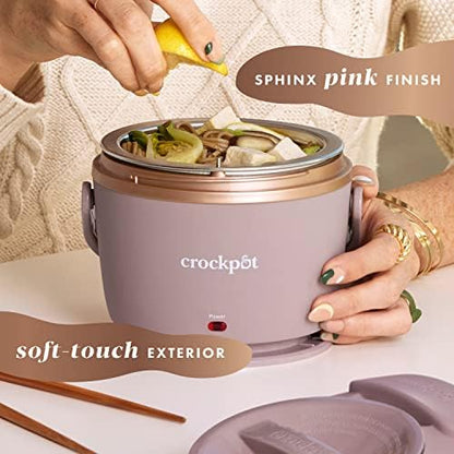 Electric Lunch Box Food Warmer 20oz – Blush Pink - Curated Catalog G8
