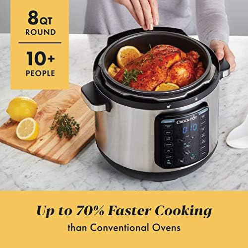 8 Quart Express Crock Multi-Use Pressure Cooker - Curated Catalog H6