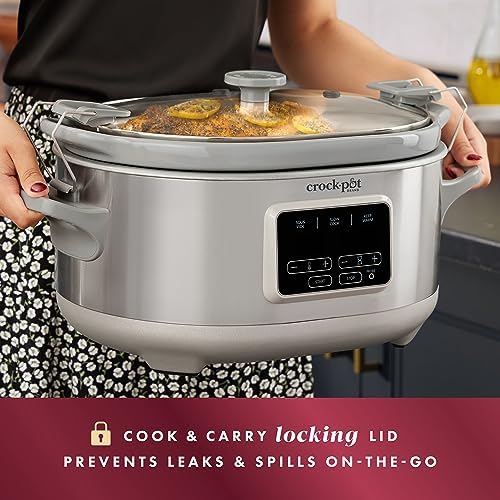 7 Quart Programmable Cook & Carry Slow Cooker - Curated Catalog K9