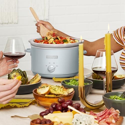 4.5 Quart Manual Slow Cooker – Macaroon Blue - Curated Catalog M7