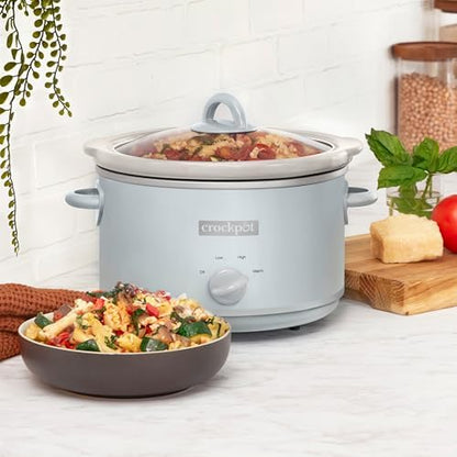 4.5 Quart Manual Slow Cooker – Macaroon Blue - Curated Catalog M7