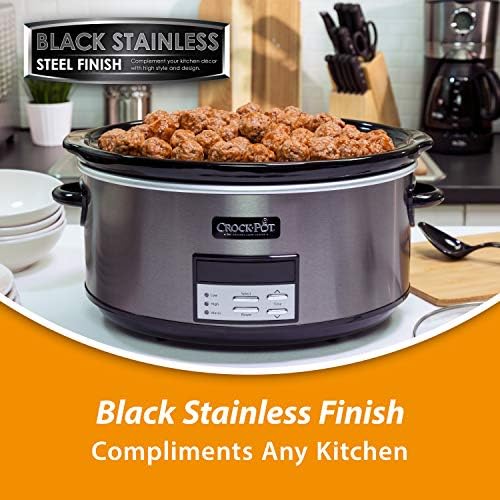 8 Quart Programmable Slow Cooker with Auto Warm - Curated Catalog V7