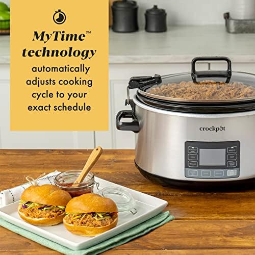 7 Quart Portable Programmable Slow Cooker with Timer - Curated Catalog A3