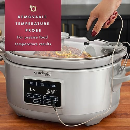 7 Quart Programmable Cook & Carry Slow Cooker - Curated Catalog K9