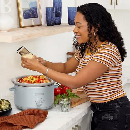 4.5 Quart Manual Slow Cooker – Macaroon Blue - Curated Catalog M7