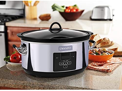 7 Quart Programmable Slow Cooker – Polished Platinum - Curated Catalog J4