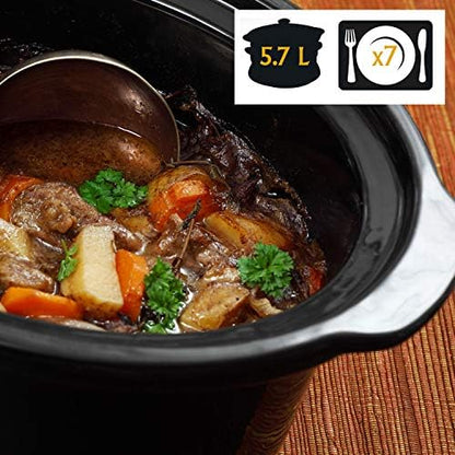 Cook & Carry 6 Quart Portable Slow Cooker - Curated Catalog U1