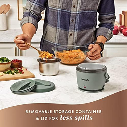 Portable Electric Lunch Box Food Warmer – Green - Curated Catalog I5