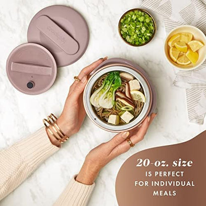 Electric Lunch Box Food Warmer 20oz – Blush Pink - Curated Catalog G8