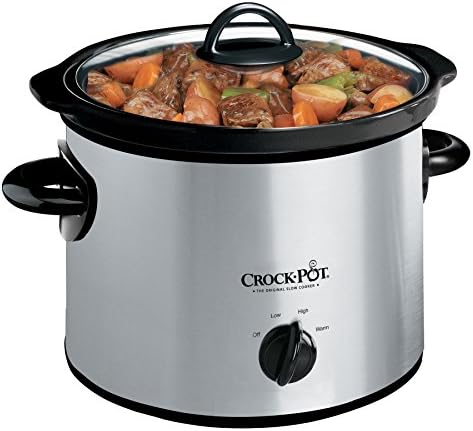 3 Quart Manual Slow Cooker – Silver - Curated Catalog U9