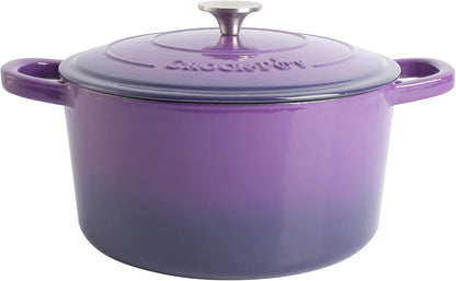 3 Quart Enameled Cast Iron Dutch Oven – Aqua - Curated Catalog A8