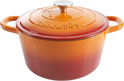 3 Quart Enameled Cast Iron Dutch Oven – Aqua - Curated Catalog A8