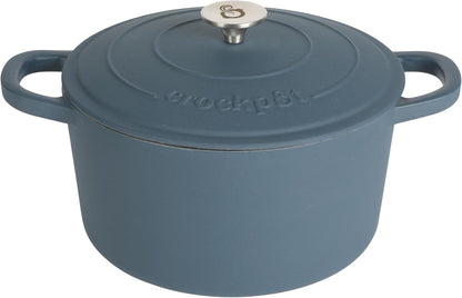 3 Quart Enameled Cast Iron Dutch Oven – Aqua - Curated Catalog A9