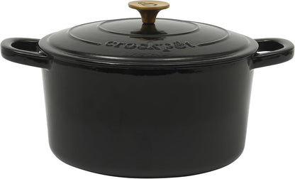 3 Quart Enameled Cast Iron Dutch Oven – Aqua - Curated Catalog A8