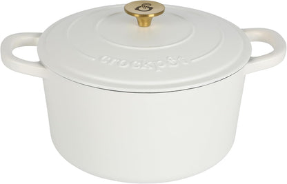 3 Quart Enameled Cast Iron Dutch Oven – Aqua - Curated Catalog A8