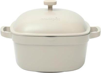 3 Quart Enameled Cast Iron Dutch Oven – Aqua - Curated Catalog A8