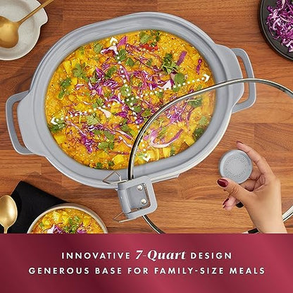 7 Quart Programmable Cook & Carry Slow Cooker - Curated Catalog K9